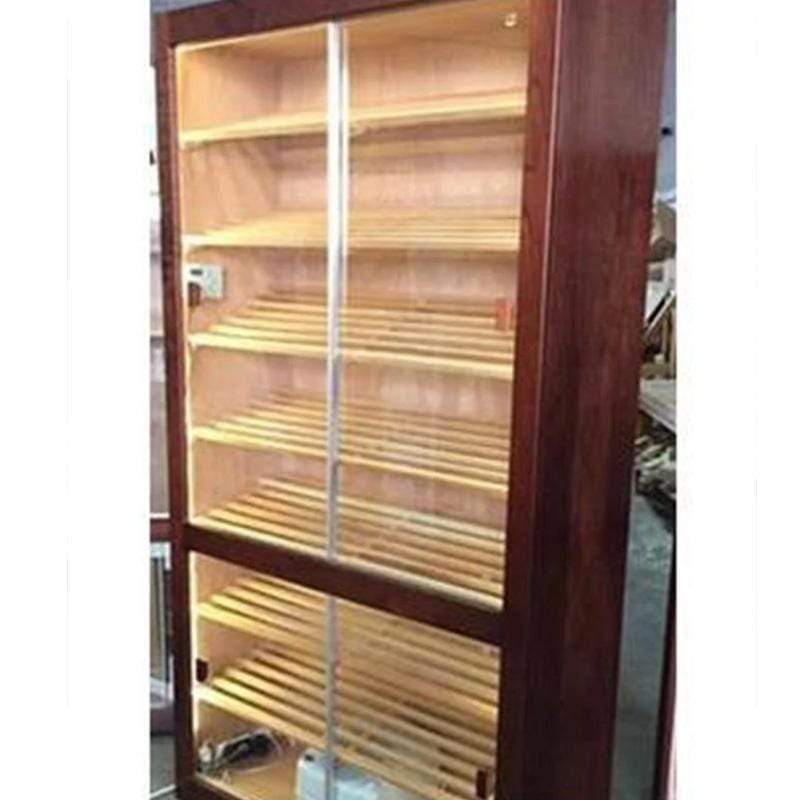 Model 4 Electronic Cigar Humidor Cabinet Commercial Model glass