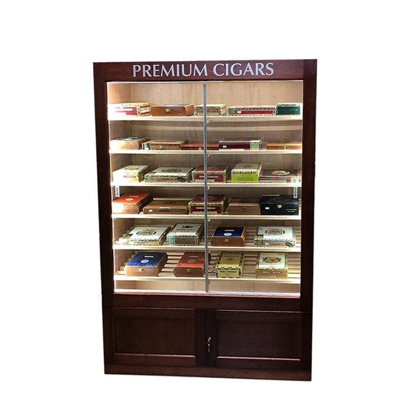 The Elegant Bar HUMIDOR Model E-C Cigar Display Cabinet Humidor