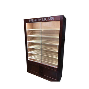The Elegant Bar HUMIDOR Model E-C Cigar Display Cabinet Humidor