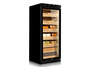 Raching HUMIDOR Black / No Ammonia Removal MON1800A Precision Climate Controlled Humidor | 900 Cigars