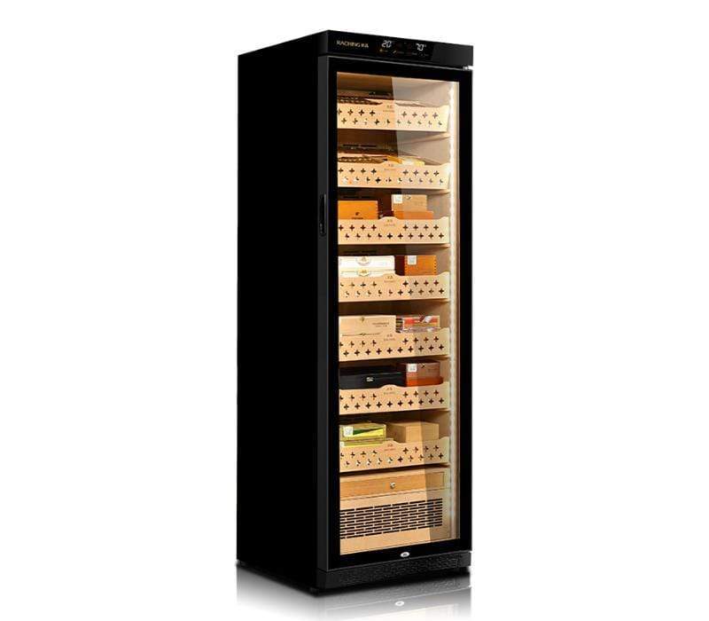 Raching HUMIDOR Golden / No Ammonia Removal MON3800A Precision Climate Controlled Humidor, part of Your Elegant Bar's collection of electric cigar humidors