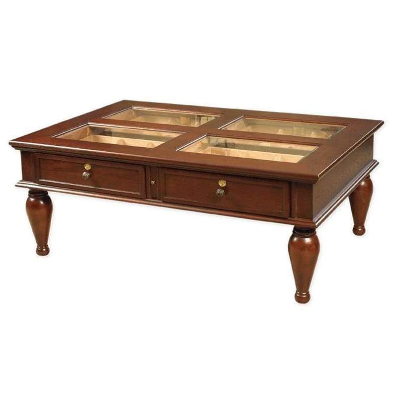 Quality Importers Coffee Table Humidor, part of the Your Elegant Bar end table humidor collection