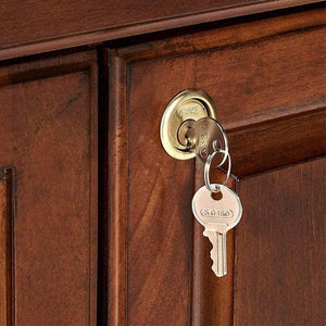 Montegue End Table Cabinet Humidor Lock and Key