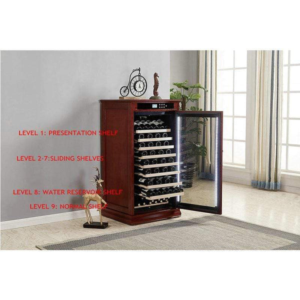 The Rochester Cherry Wood Wine Cooler Cabinet - Your Elegant Bar