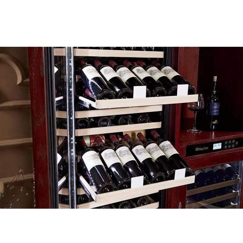 Prestige Wine Fridge Cabinet Randolph Wine Cooler Cabinet | Cherry Wood | 85 Bottles