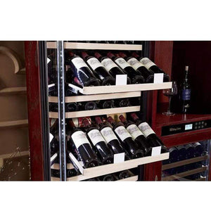 Prestige Wine Fridge Cabinet Randolph Wine Cooler Cabinet | Cherry Wood | 85 Bottles
