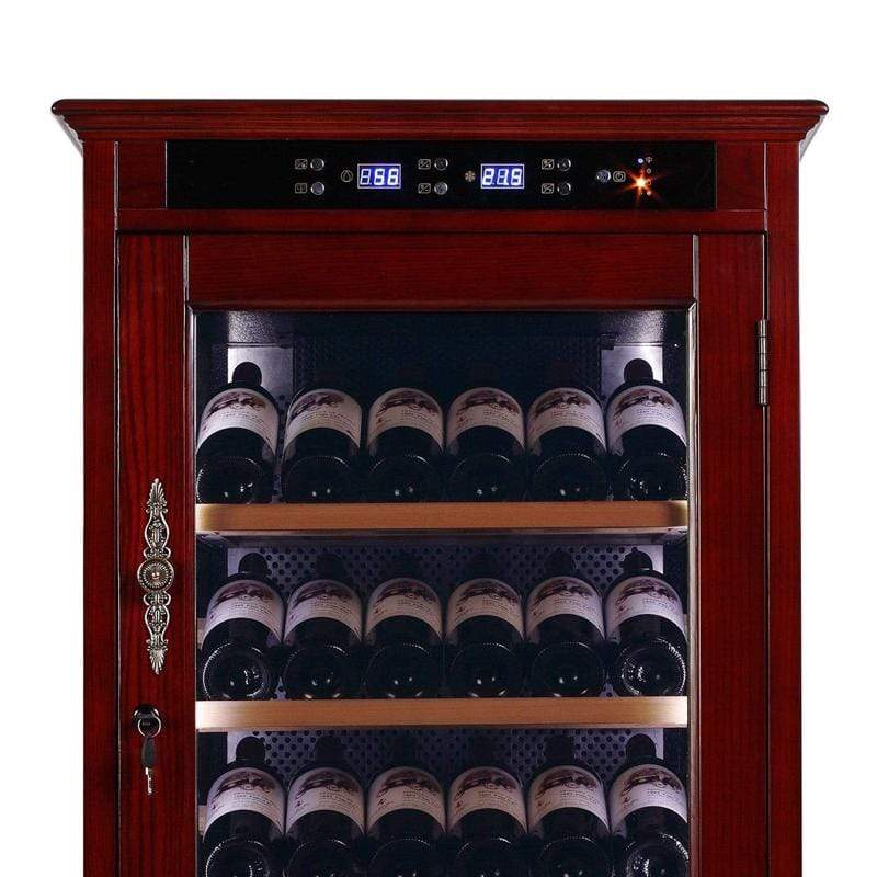 Prestige Wine Fridge Cabinet Randolph Wine Cooler Cabinet | Cherry Wood | 85 Bottles