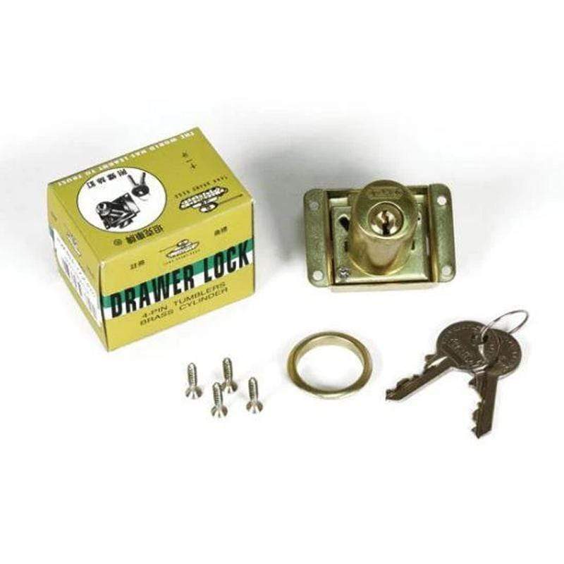 File Cabinet Lock Secure Drawer Lock Brass File Safety Lock Replacement