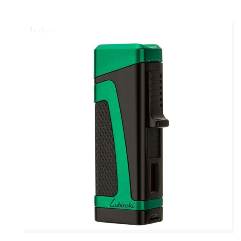Your Elegant Bar Lighter The Executive 3 Flame Lighter green and black