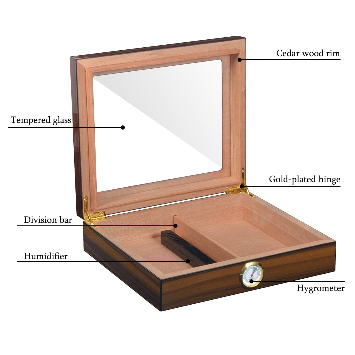 Your Elegant Bar Humidor The Grace Humidor