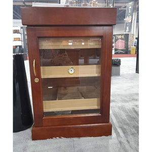 Quality Importers Desktop Humidor The Mini Tower Humidor Cabinet | 1,000 Cigars