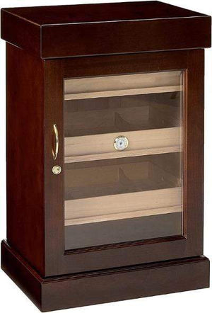 Quality Importers Desktop Humidor The Mini Tower Humidor Cabinet | 1,000 Cigars, one of the best cigar cooler humidor cabinets