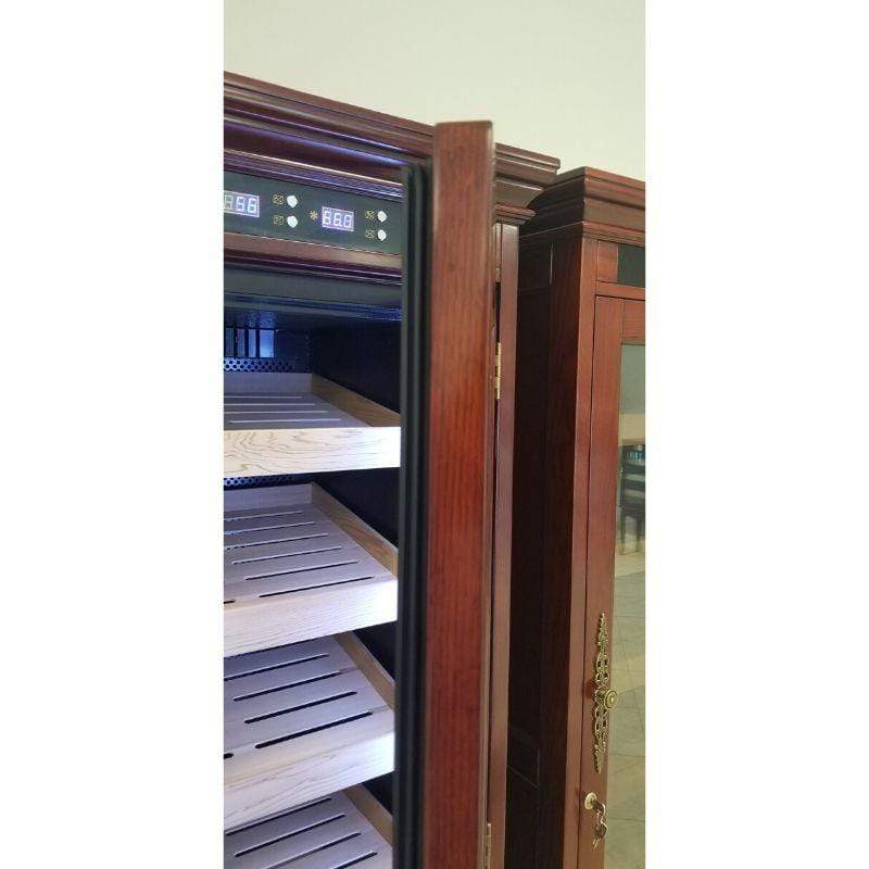 Prestige HUMIDOR The Reagan Dual-Zone Climate Controlled Humidor Cabinet | 4,000 Cigars