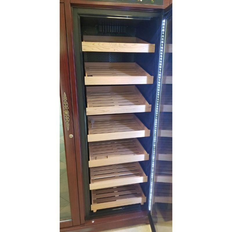 Prestige HUMIDOR The Reagan Dual-Zone Climate Controlled Humidor Cabinet | 4,000 Cigars