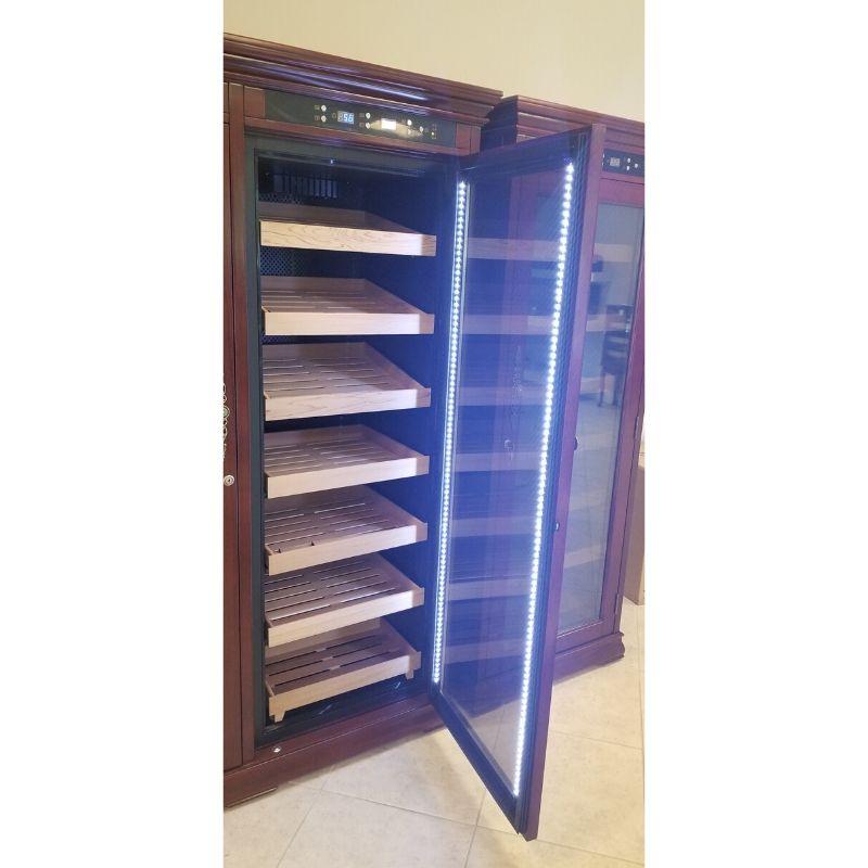 Prestige HUMIDOR The Reagan Dual-Zone Climate Controlled Humidor Cabinet | 4,000 Cigars