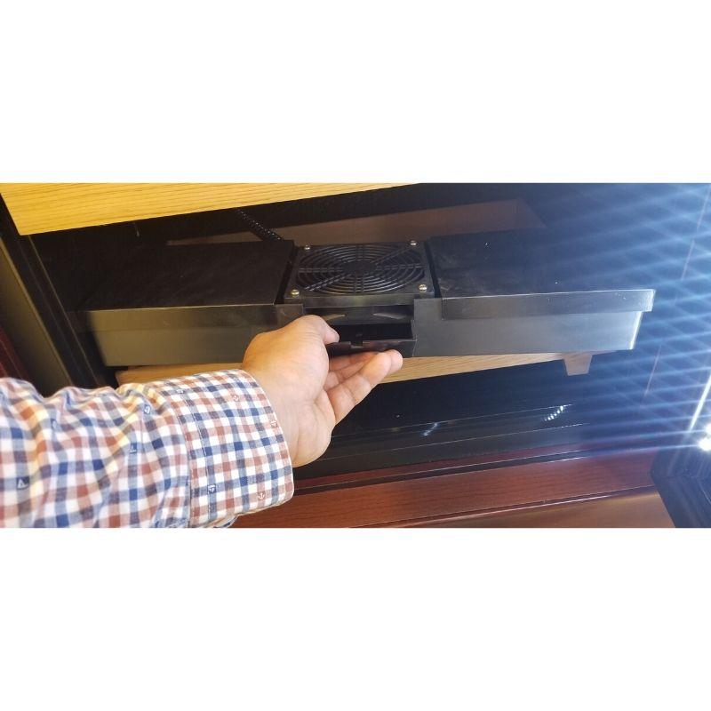 Prestige HUMIDOR The Reagan Dual-Zone Climate Controlled Humidor Cabinet | 4,000 Cigars