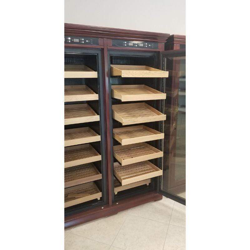 Prestige HUMIDOR The Reagan Dual-Zone Climate Controlled Humidor Cabinet | 4,000 Cigars