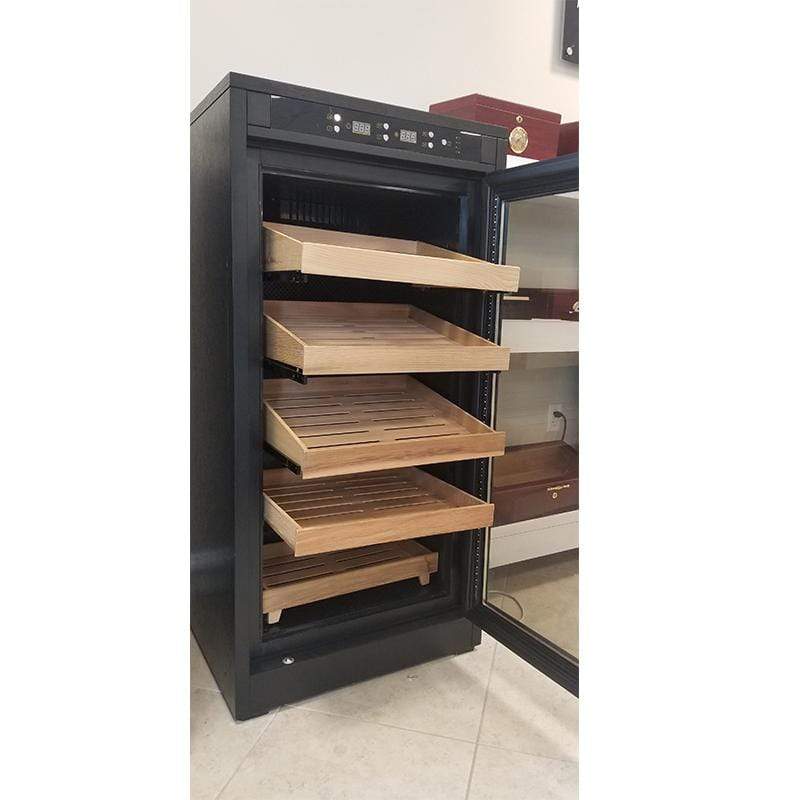 Tower of Power Humidor Cabinet with Drawers - Your Elegant Bar