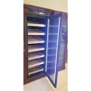 The Remington Electronic Humidor Cabinet LED strips