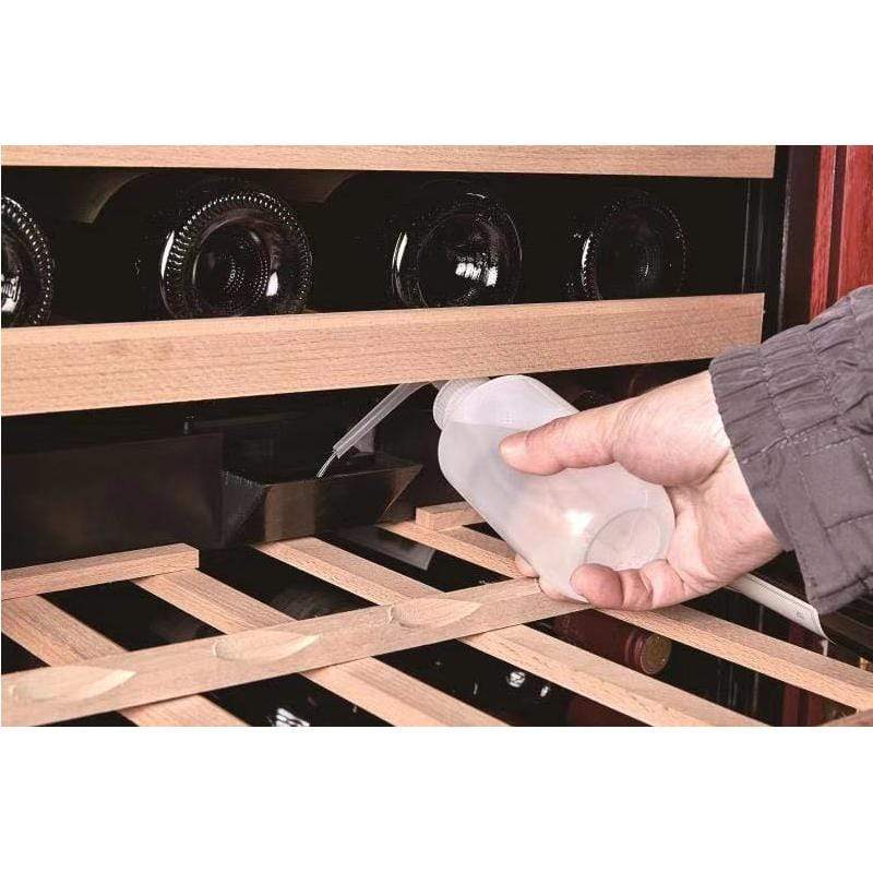 Prestige Wine Fridge Cabinet The Rochester Wine Cooler Cabinet Cherry Wood | 146 Bottles