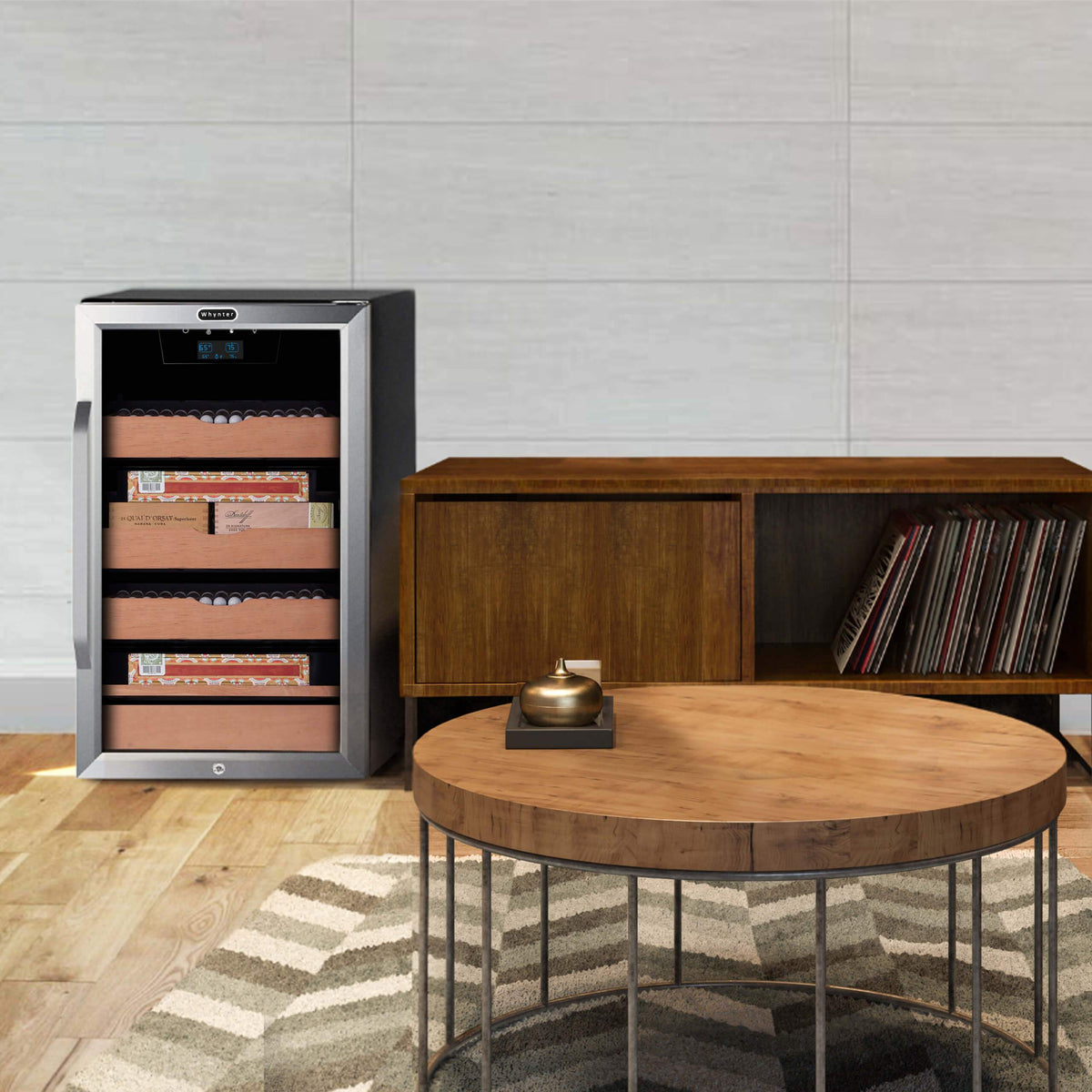 Whynter HUMIDOR Whynter Cigar Cooler Humidor 4.2 cu. ft. | 400 Cigars