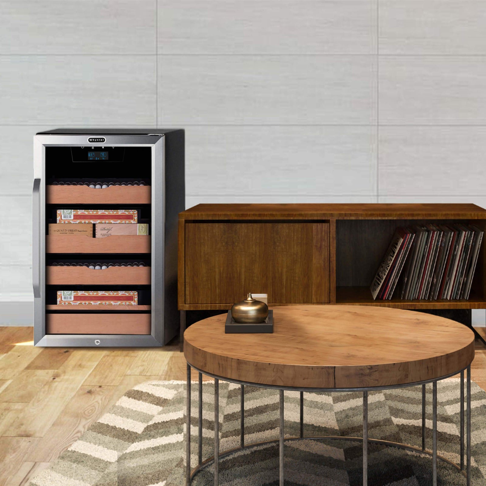 Whynter HUMIDOR Whynter Cigar Cooler Humidor 4.2 cu. ft. | 400 Cigars
